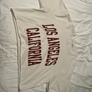Los Angeles California crop top